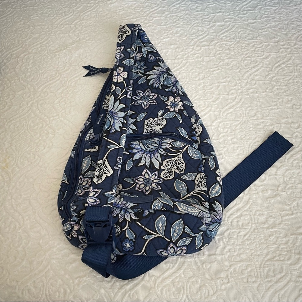 Vera Bradley Blue Tropics Sling Bag